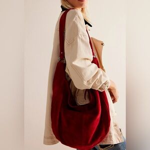 FREE PEOPLE- Roma Suede Tote Bag